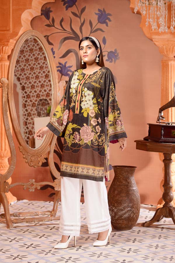 Adan's Libas - Contessa - Digital Mesuri Lawn Unstitch Shirt