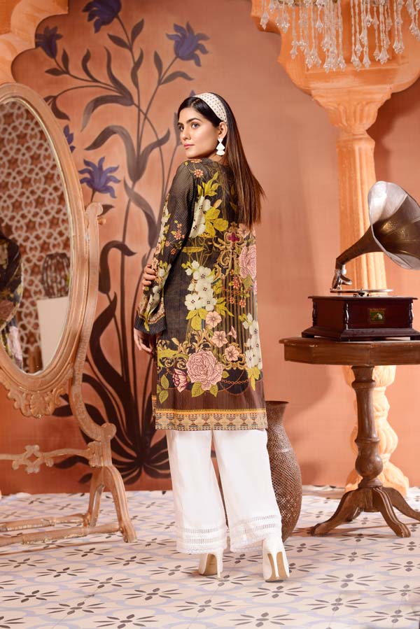 Adan's Libas - Contessa - Digital Mesuri Lawn Unstitch Shirt