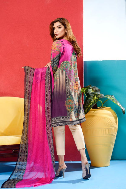 Adan's Libas - Cleo - Digital Printed and Embroidered Lawn