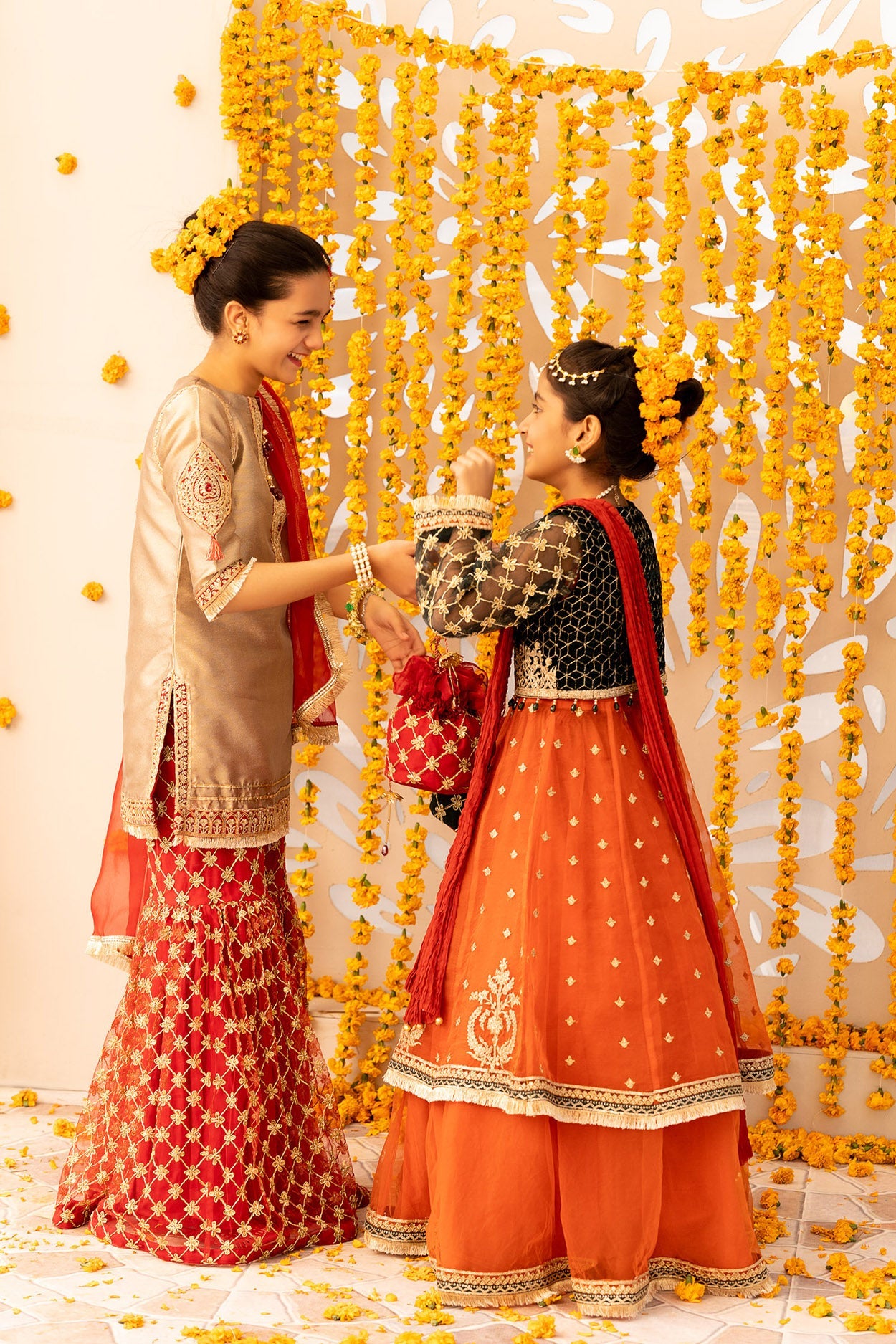 Adan's Libas - Embroidered Banarasi Suit