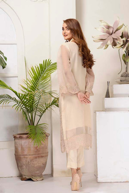 Adan's Libas - Cashmere - Hand Embellished Embroidered Organza 2 Piece