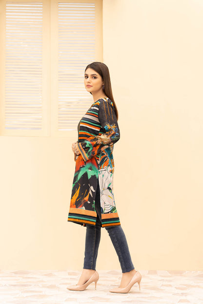Adan's Libas - Cilka - Digital Printed Stitched Lawn Kurti