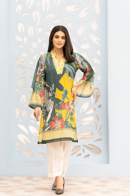 Adan's Libas - Devine - Digital Printed Stitched Lawn Kurti