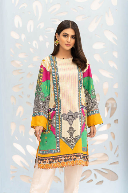 Adan's Libas - Coven - Digital Printed Stitched Lawn Kurti