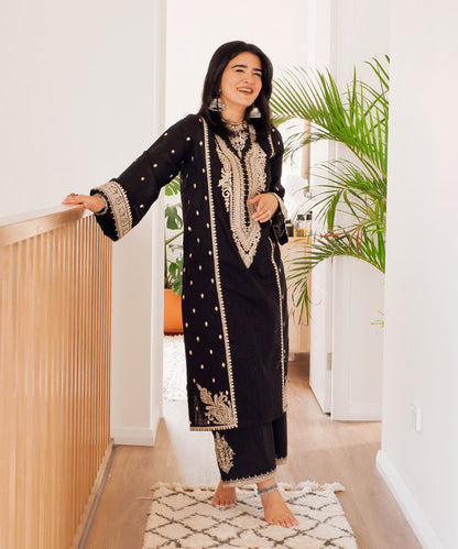 Sapphire - Embroidered Jacquard Shirt