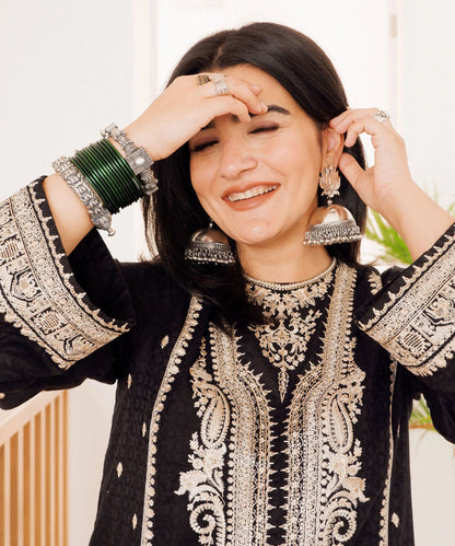Sapphire - Embroidered Jacquard Shirt