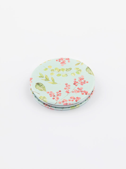 Floral Compact Mirror