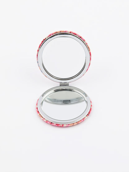 Floral Compact Mirror