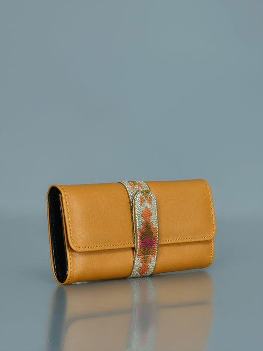 Limelight - Embroidered Stripe Wallet