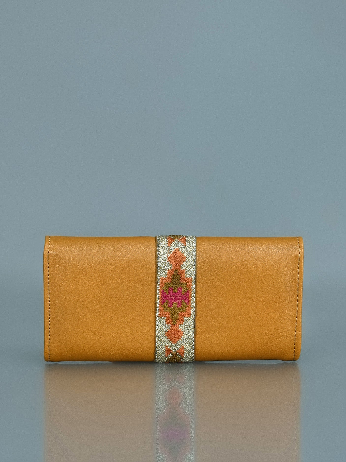 Limelight - Embroidered Stripe Wallet