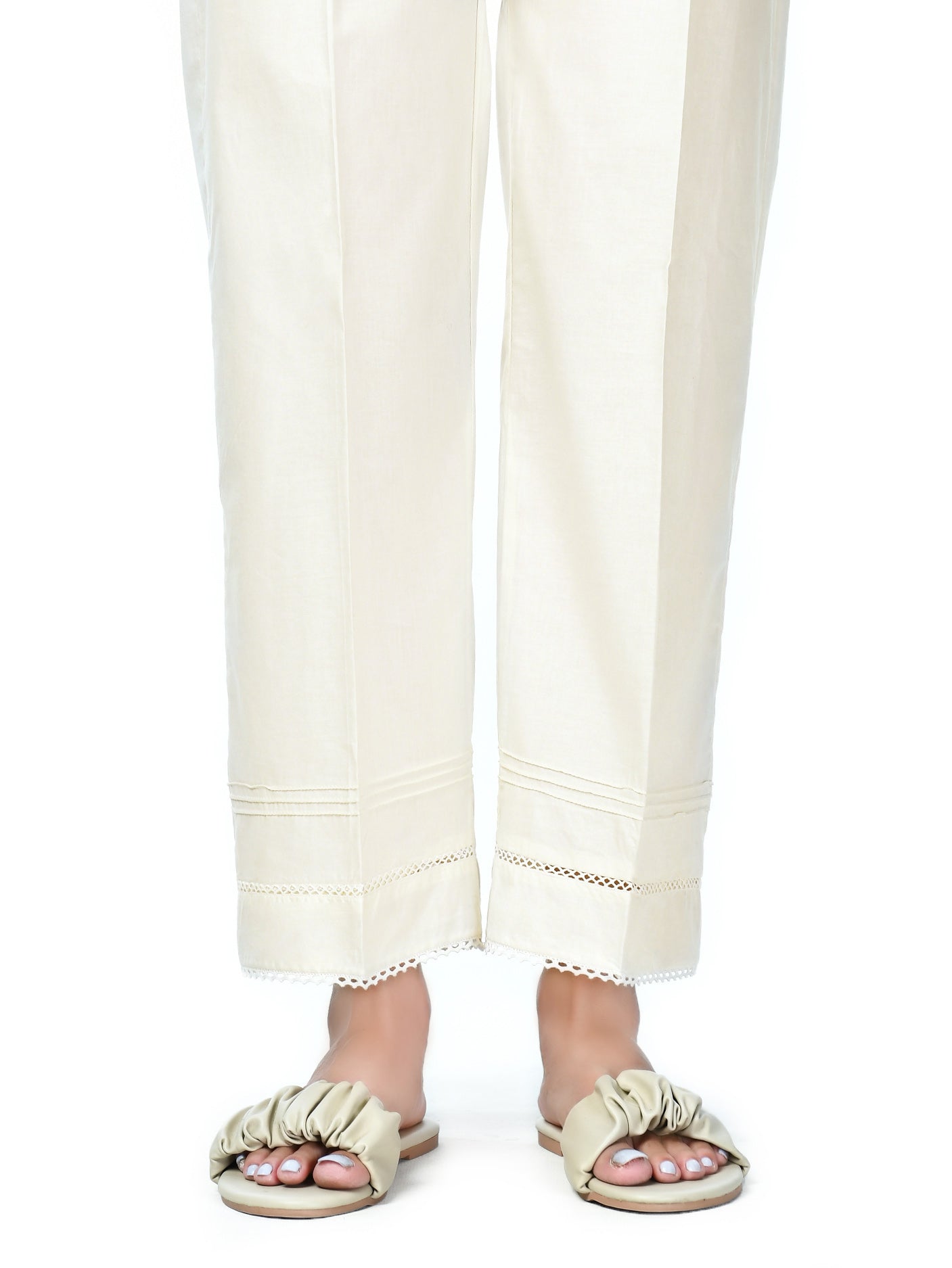 Embroidered Cambric Trousers