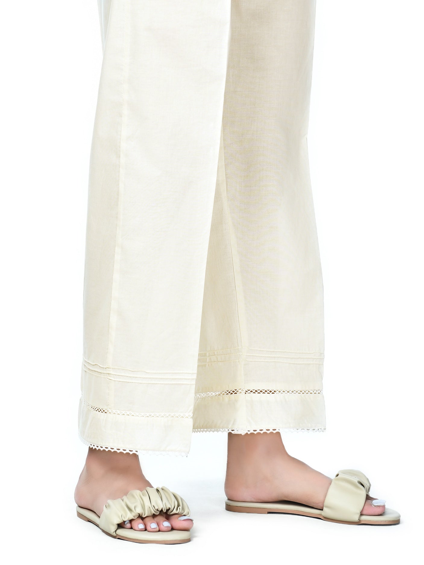 Embroidered Cambric Trousers