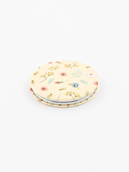 Floral Compact Mirror