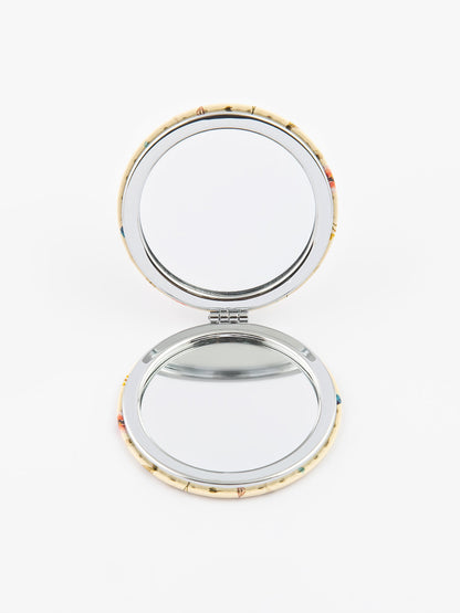 Floral Compact Mirror