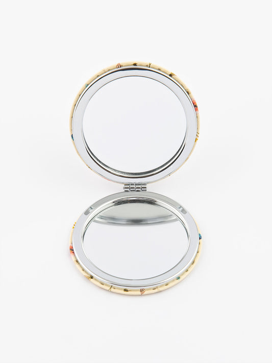 Floral Compact Mirror