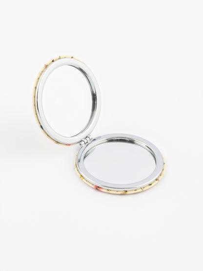 Floral Compact Mirror
