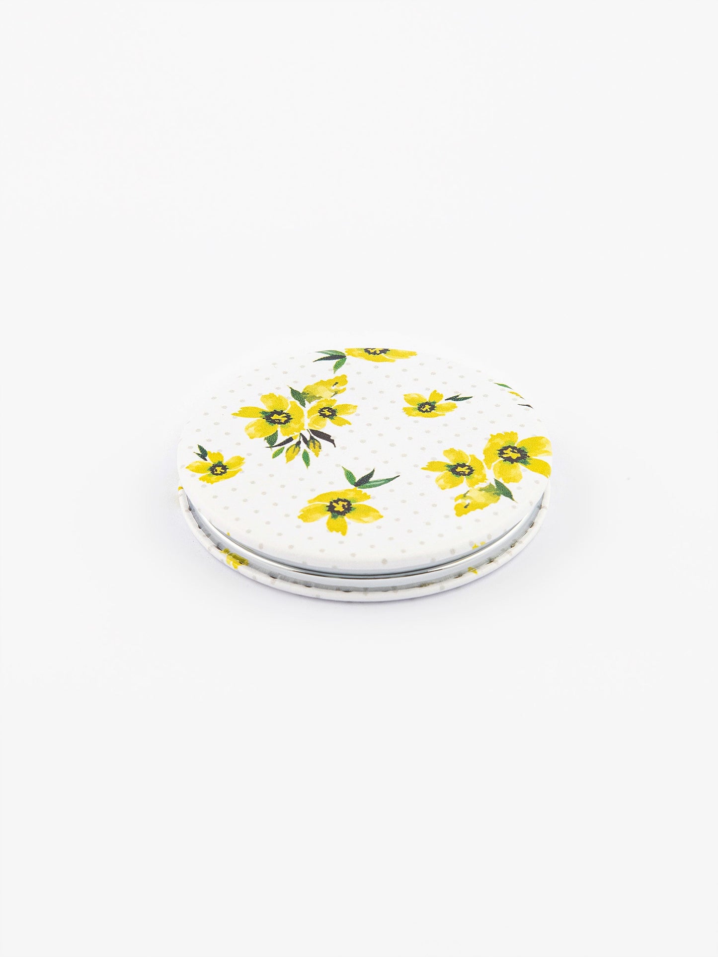 Floral Compact Mirror