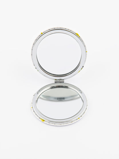 Floral Compact Mirror