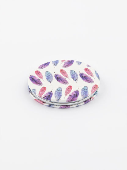 Feathery Compact Mirror