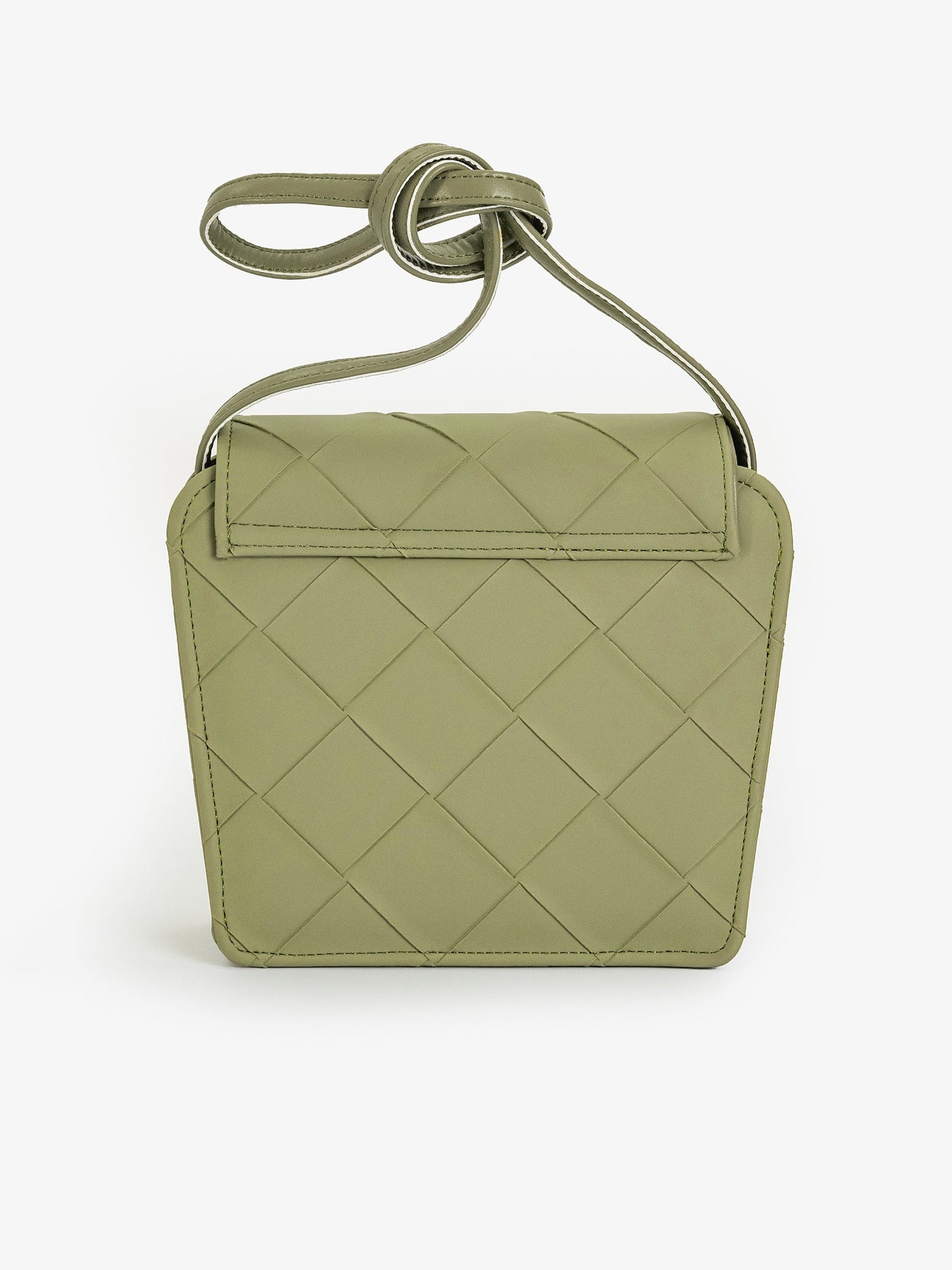 Criss Cross Pattern Handbag