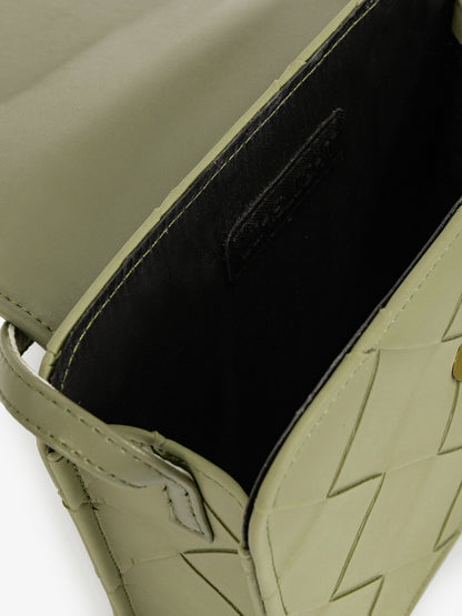 Criss Cross Pattern Handbag