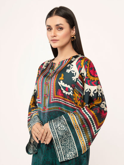 Limelight - Printed Silk Eastern Top