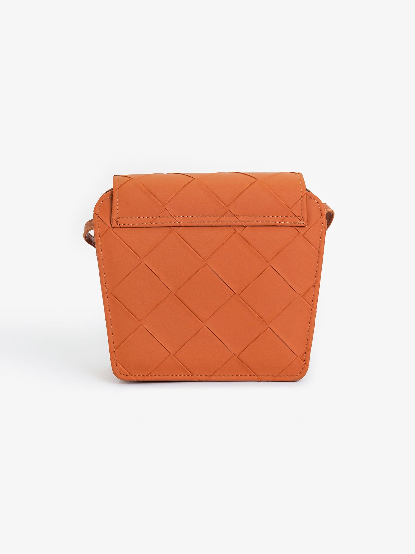 Criss Cross Pattern Handbag