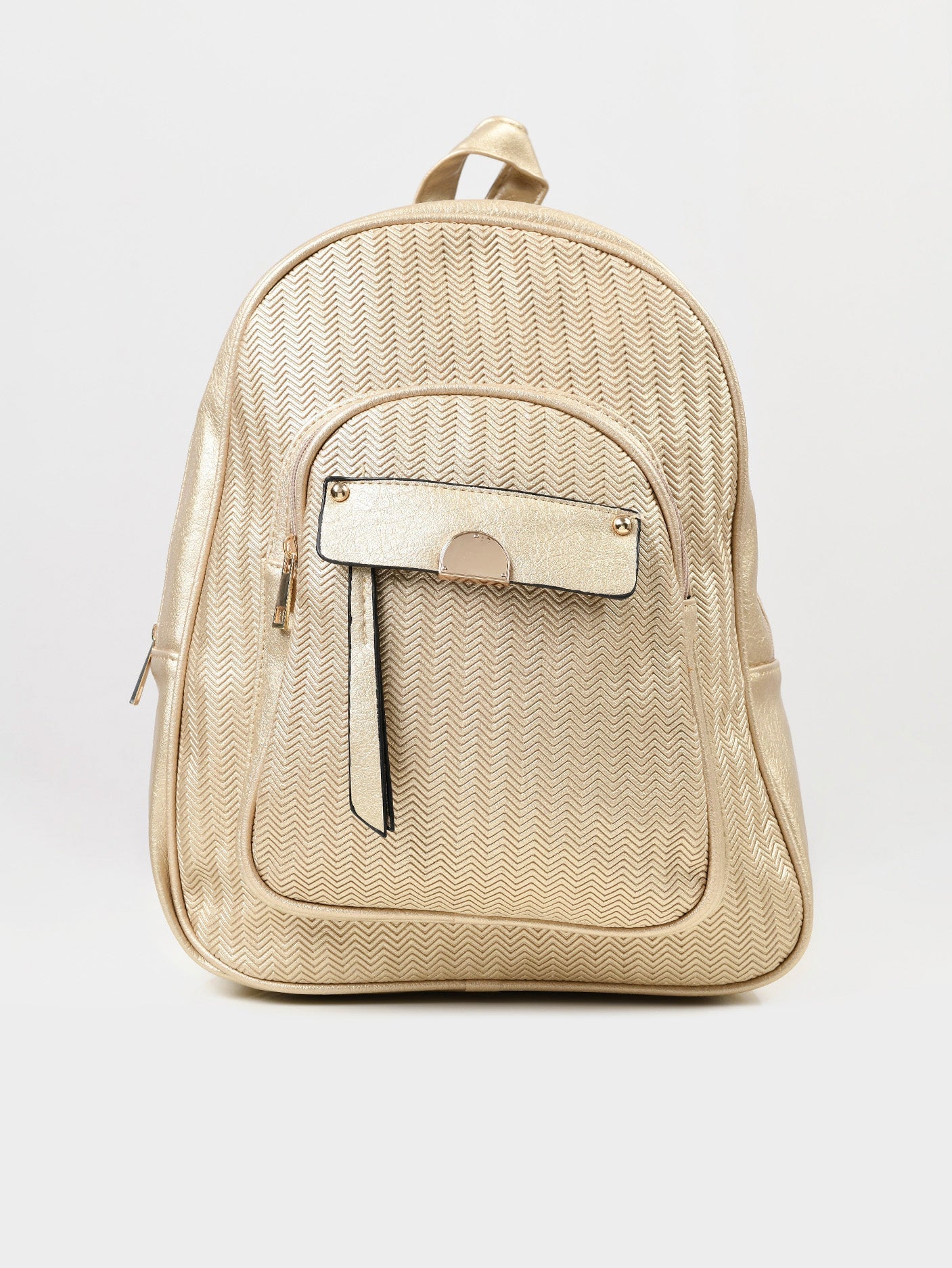 Limelight - Zigzag Patterned Backpack