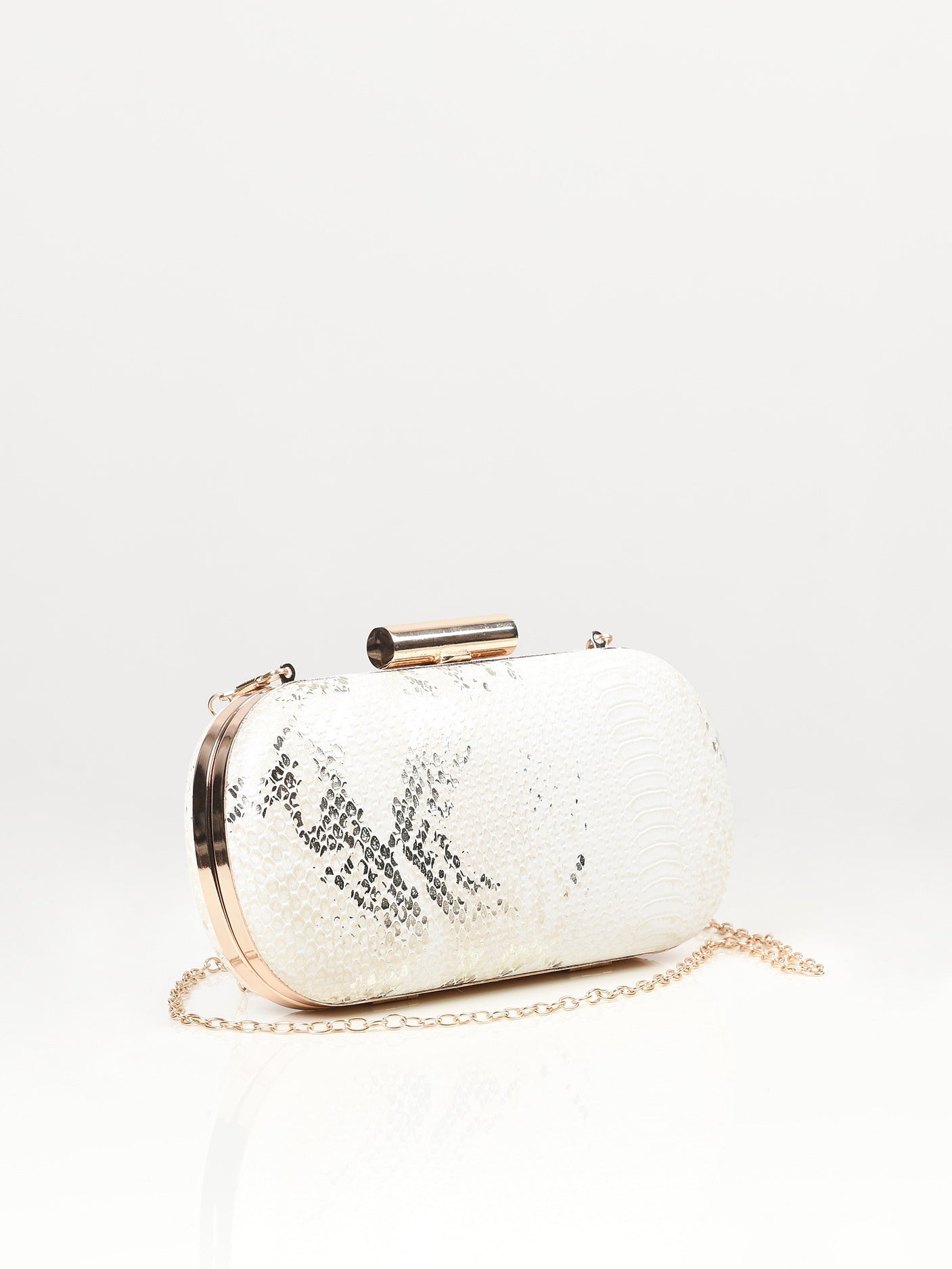 Limelight - Textured Oval Clutch