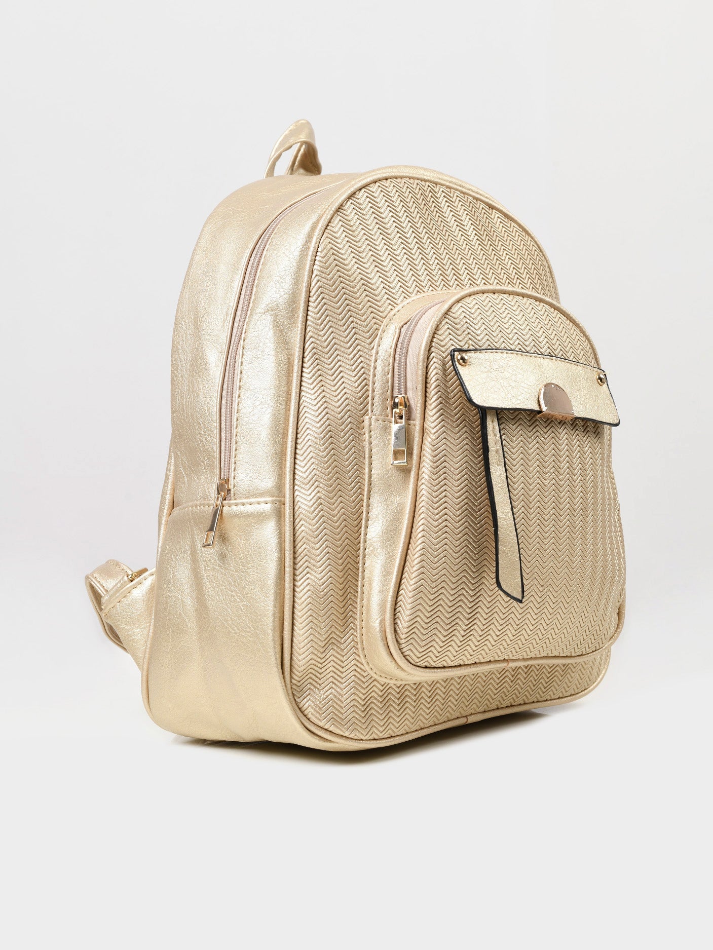 Limelight - Zigzag Patterned Backpack