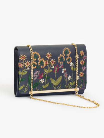 Embroidered Clutch