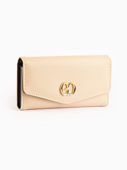 Limelight - Metallic Gold Brooch Wallet