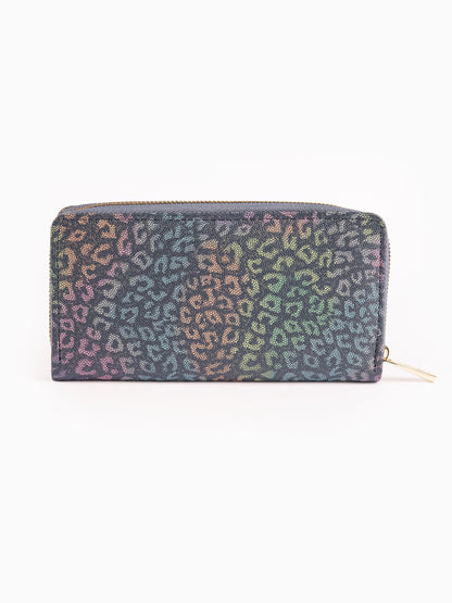 Limelight - Metallic Floral Brooch Wallet