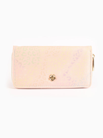 Limelight - Metallic Floral Brooch Wallet