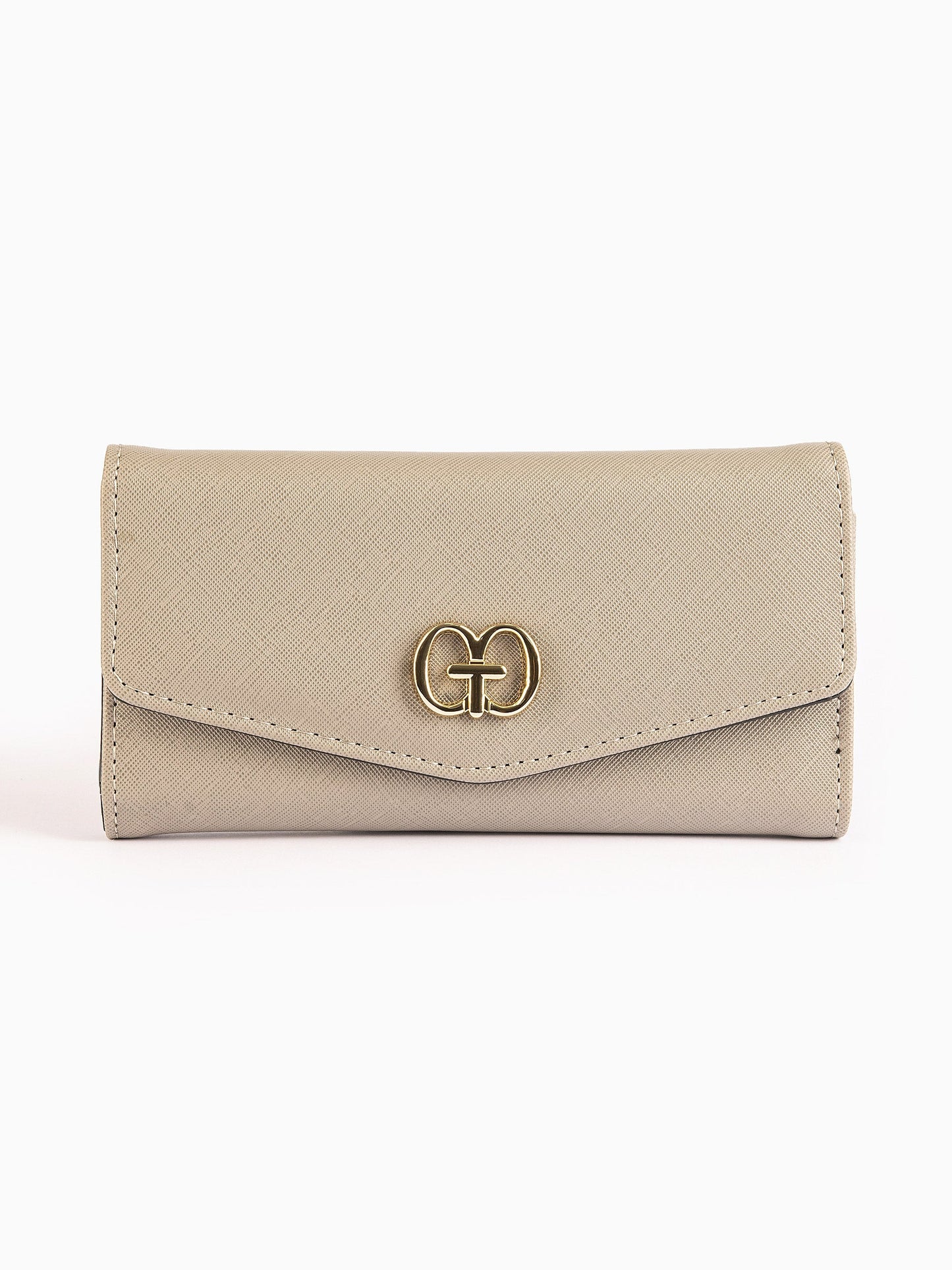 Limelight - Metallic Gold Brooch Wallet