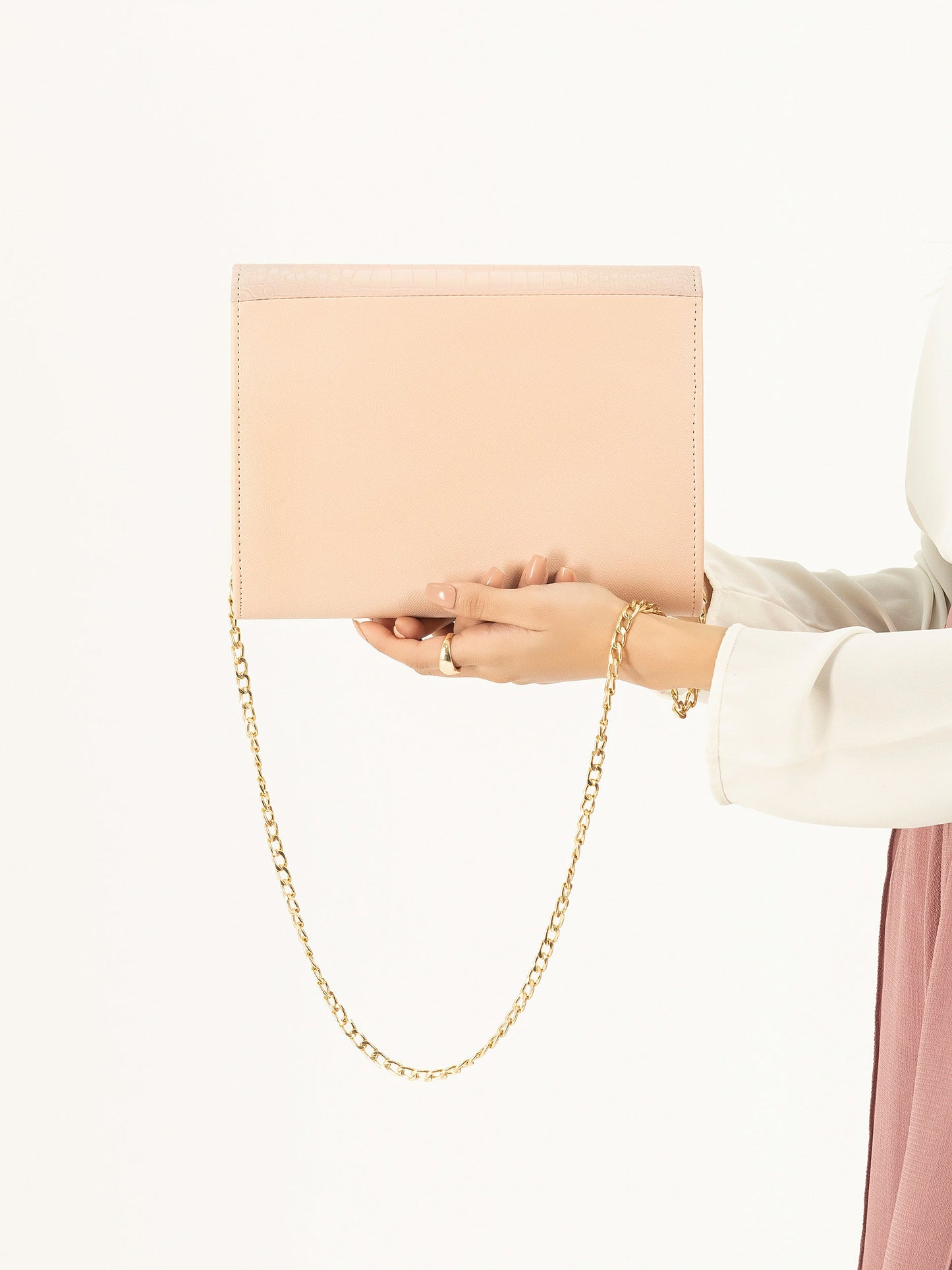 Limelight - Two-Tone Envelope Clutch