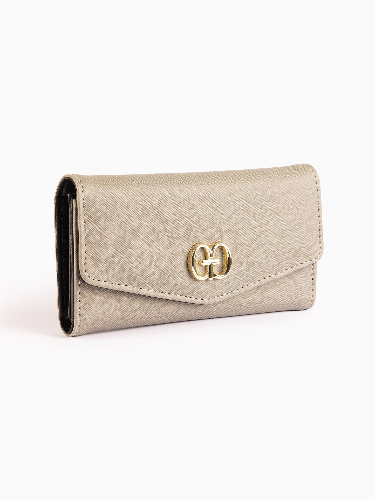 Limelight - Metallic Gold Brooch Wallet