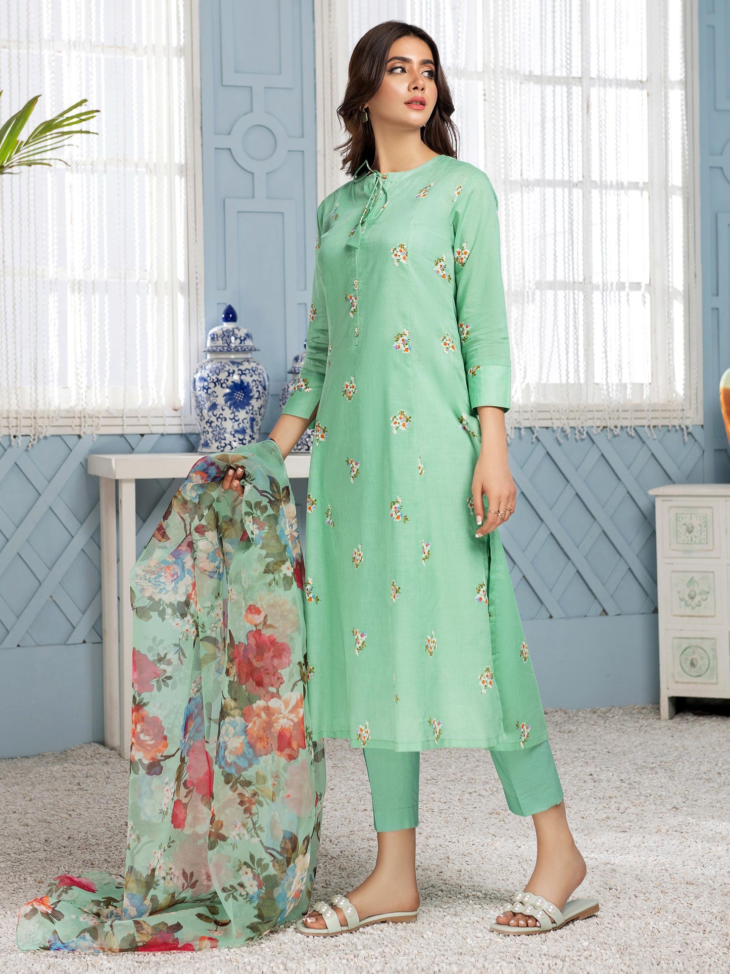 Limelight - 3 Piece Lawn Suit-Printed (Unstitched)