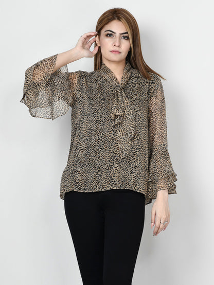 Limelight - Printed Chiffon Top