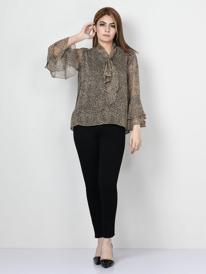 Limelight - Printed Chiffon Top