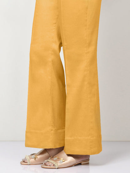 Limelight - Unstitched Cambric Trouser - Light Yellow