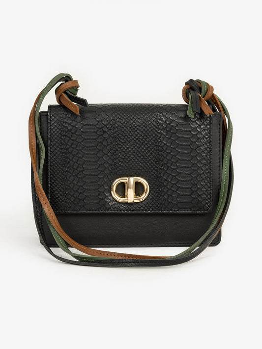 Limelight - Snake Textured Handbag