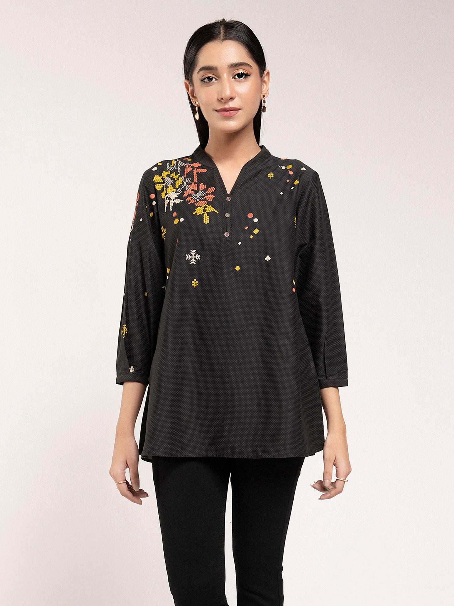 Limelight - Embroidered Top