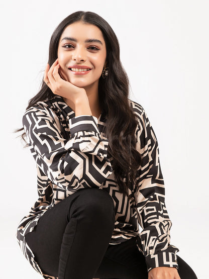 Limelight - Printed Silk Top