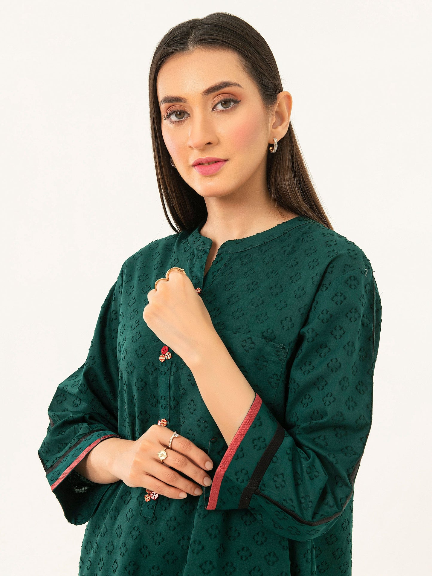 Limelight - 2 Piece Self Jacquard Suit-Dyed (Pret)