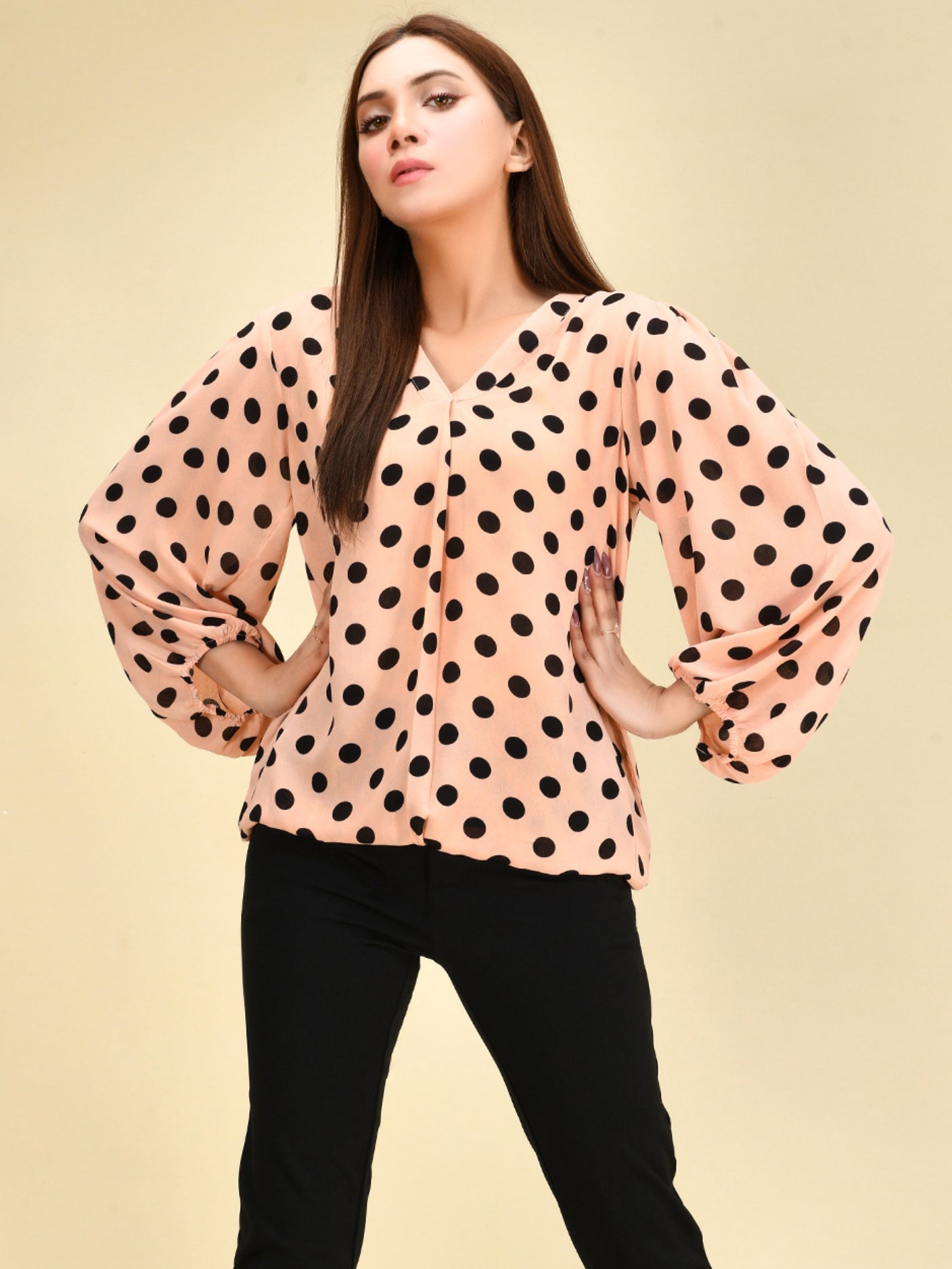 Limelight - Polka Dot Top