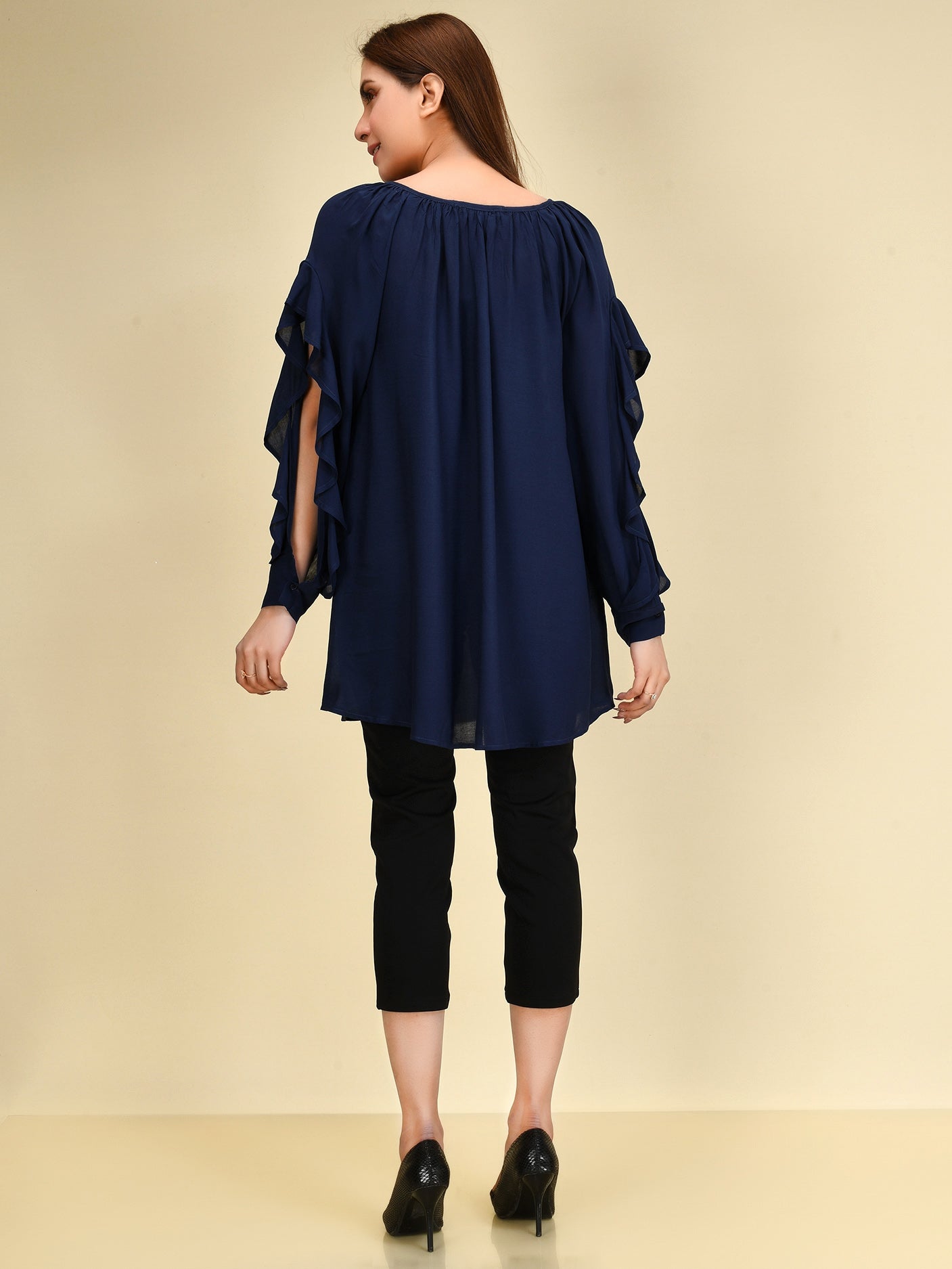 Limelight - Embroidered Chiffon Top