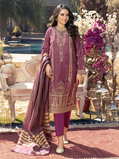 Limelight - 3 Piece Lawn Suit-Embroidered (Unstitched)