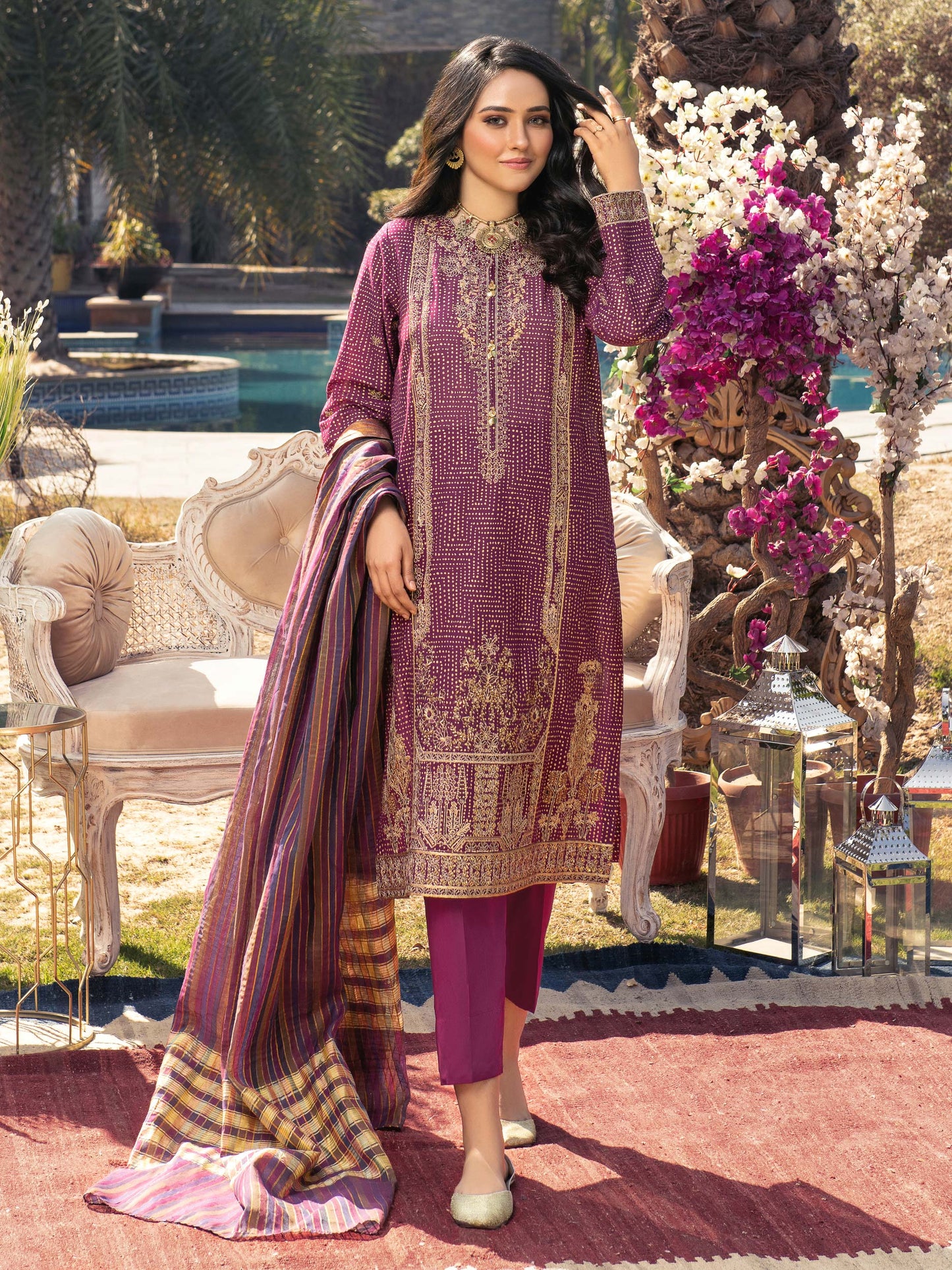 Limelight - 3 Piece Lawn Suit-Embroidered (Unstitched)