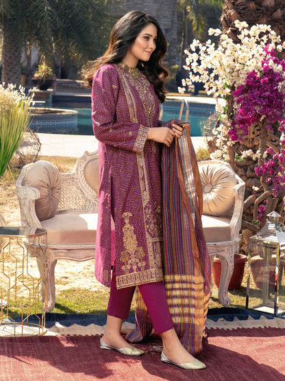 Limelight - 3 Piece Lawn Suit-Embroidered (Unstitched)